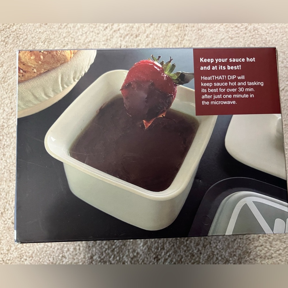 HeatThat! Dip Heated Ceramic Dipping Bowl That!
Inventions